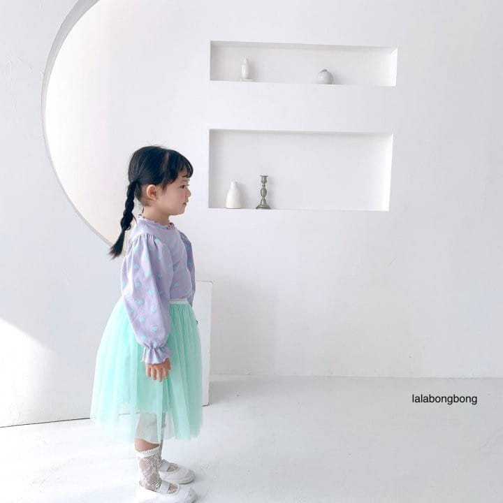 Lalabongbong - Korean Children Fashion - #childrensboutique - Pastel Sha Skirt - 4