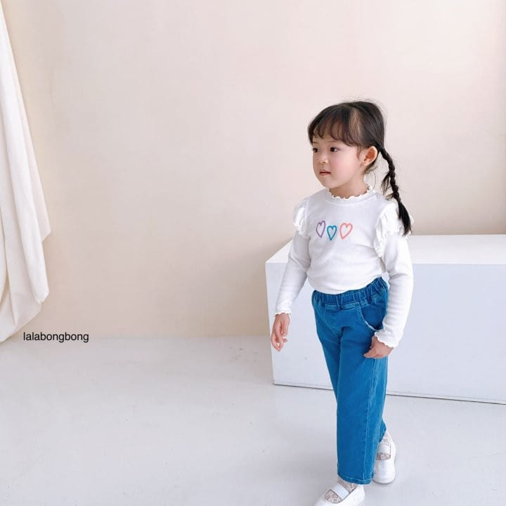 Lalabongbong - Korean Children Fashion - #designkidswear - Heart Wing Tee - 5