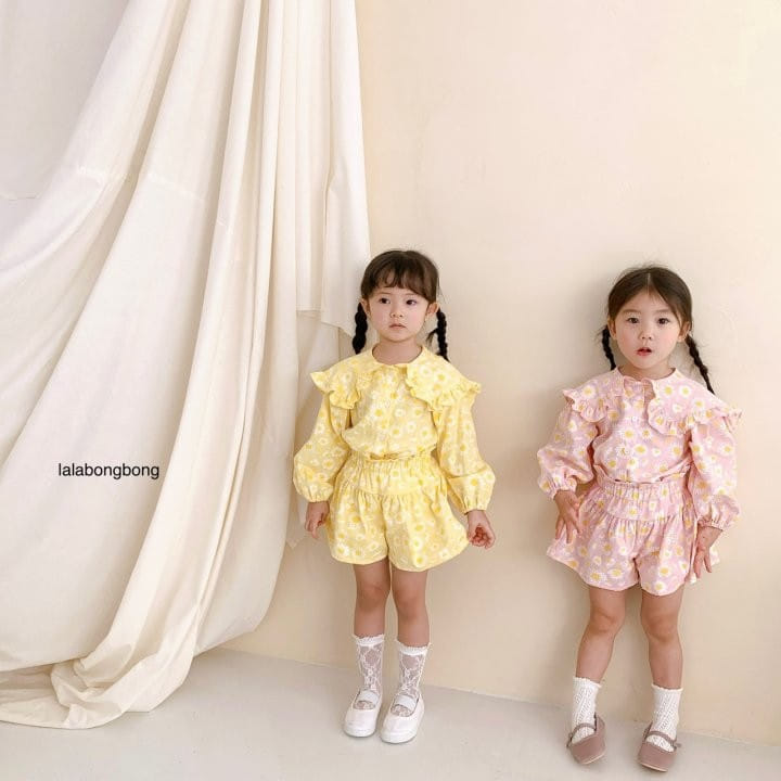 Lalabongbong - Korean Children Fashion - #discoveringself - Dasiy Top Bottom Set - 7