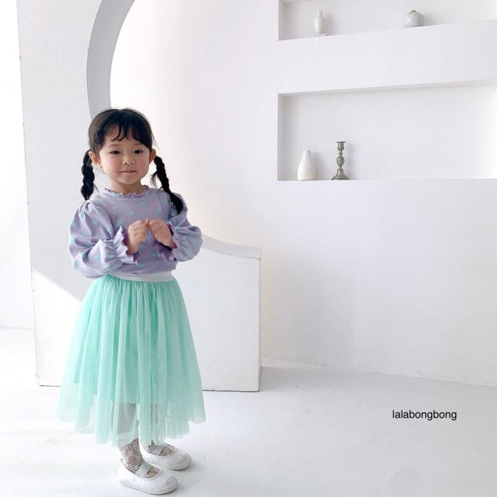 Lalabongbong - Korean Children Fashion - #fashionkids - Pastel Sha Skirt - 6