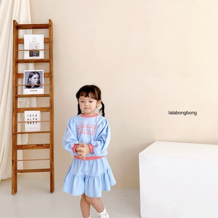 Lalabongbong - Korean Children Fashion - #fashionkids - Color Top Bottom Set - 5