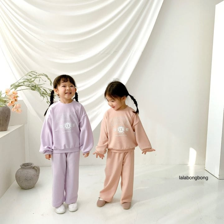 Lalabongbong - Korean Children Fashion - #fashionkids - London Top Bottom Set