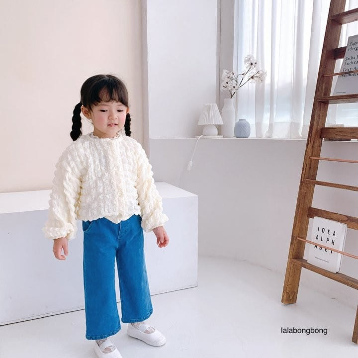 Lalabongbong - Korean Children Fashion - #fashionkids - Pom Cardigan - 12