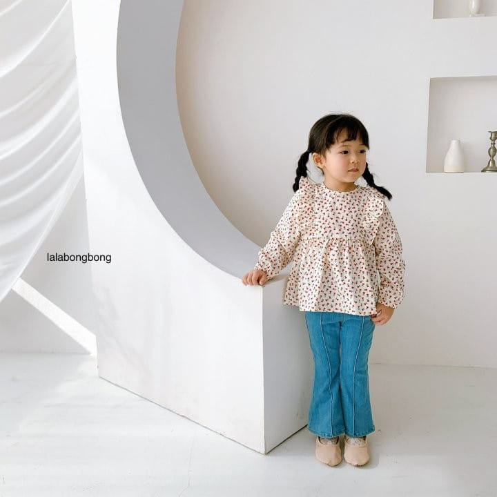 Lalabongbong - Korean Children Fashion - #fashionkids - Pintuck Jeans - 3