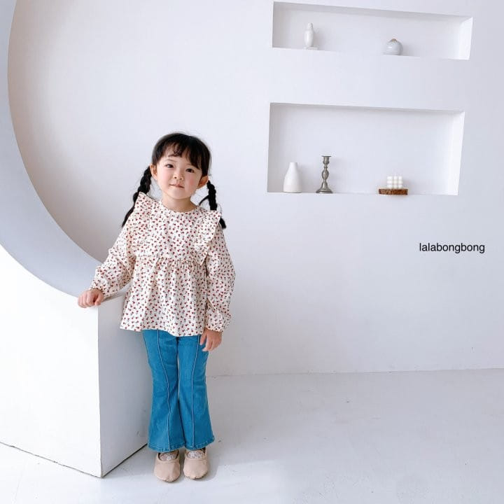 Lalabongbong - Korean Children Fashion - #fashionkids - Pintuck Jeans - 4