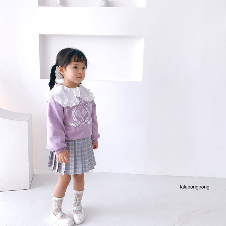 Lalabongbong - Korean Children Fashion - #kidsstore - Check Wrinkle Skirt - 9