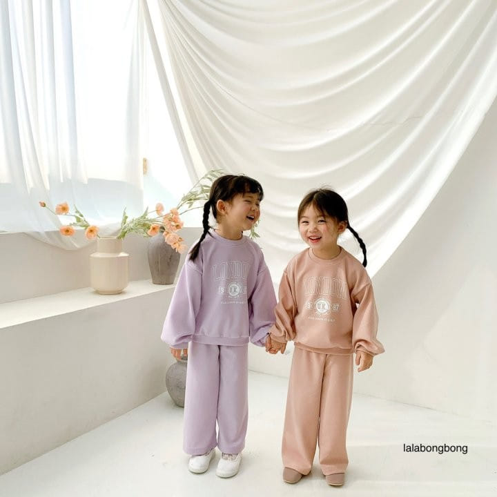 Lalabongbong - Korean Children Fashion - #kidsstore - London Top Bottom Set - 3