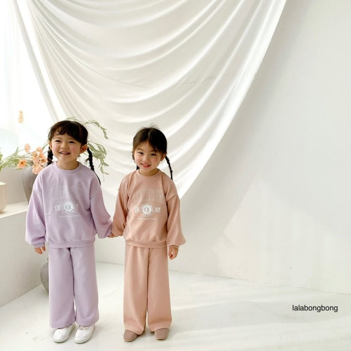 Lalabongbong - Korean Children Fashion - #kidsstore - London Top Bottom Set - 4