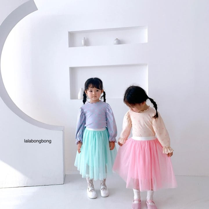 Lalabongbong - Korean Children Fashion - #littlefashionista - Pastel Sha Skirt - 11