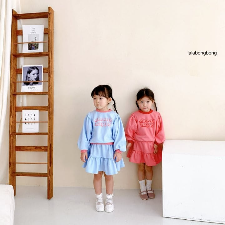 Lalabongbong - Korean Children Fashion - #littlefashionista - Color Top Bottom Set - 10