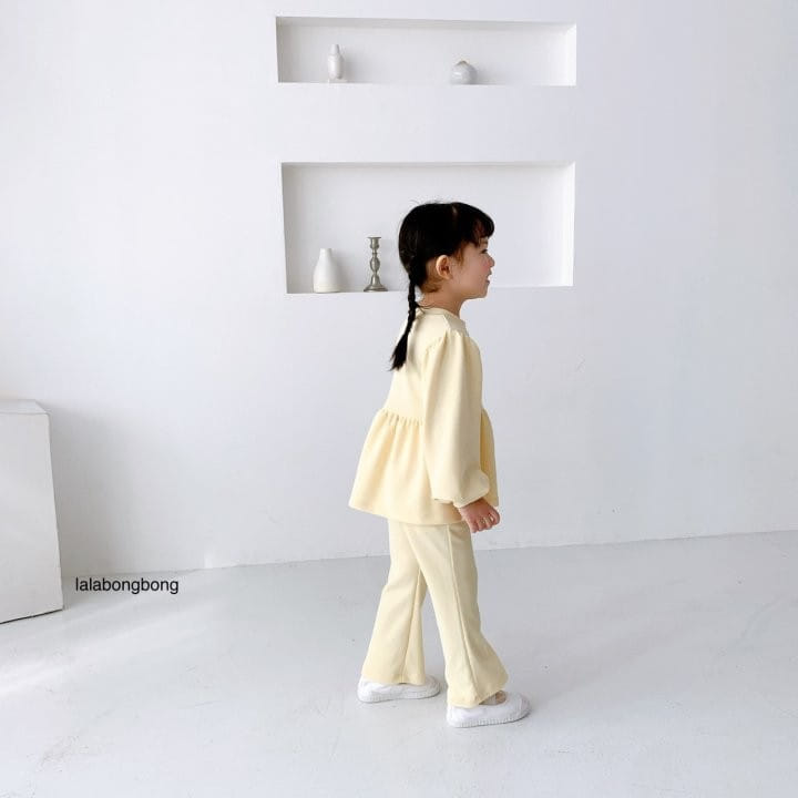 Lalabongbong - Korean Children Fashion - #magicofchildhood - Heart Top Bottom Set - 11