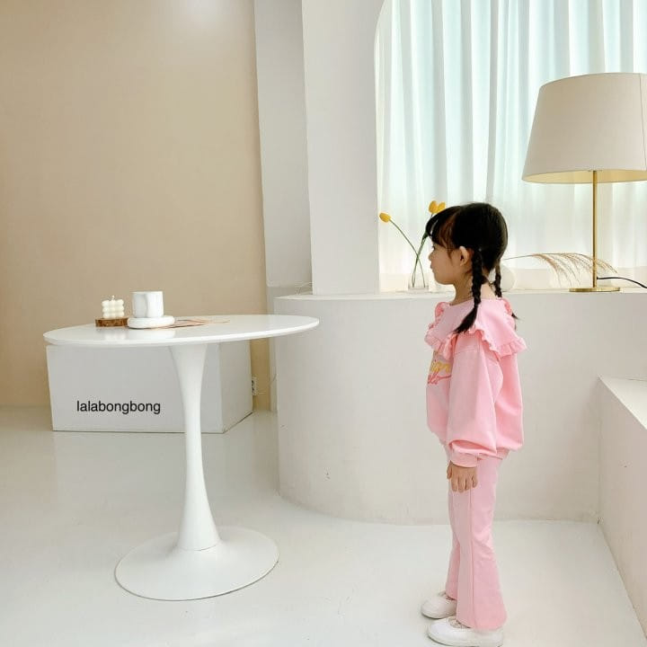 Lalabongbong - Korean Children Fashion - #minifashionista - Collar Angel Top Bottom Set - 11