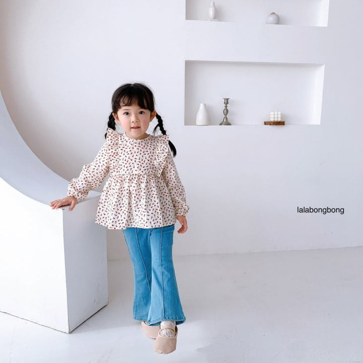 Lalabongbong - Korean Children Fashion - #prettylittlegirls - Pintuck Jeans - 11