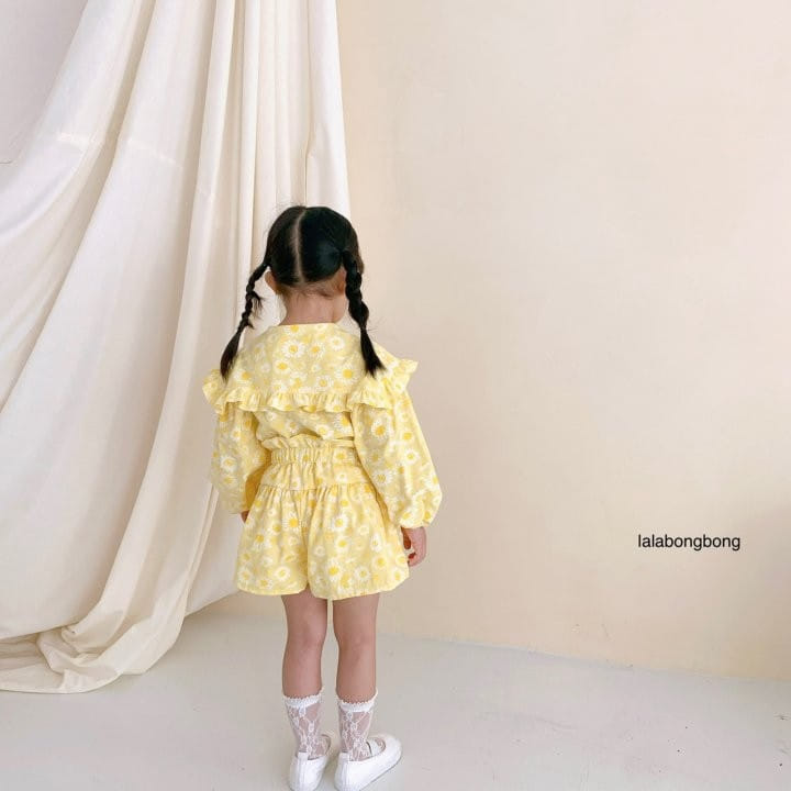 Lalabongbong - Korean Children Fashion - #stylishchildhood - Dasiy Top Bottom Set - 3