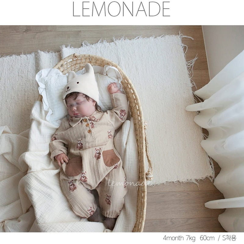 Lemonade - Korean Baby Fashion - #babyfashion - Stick Bear Bodysuit