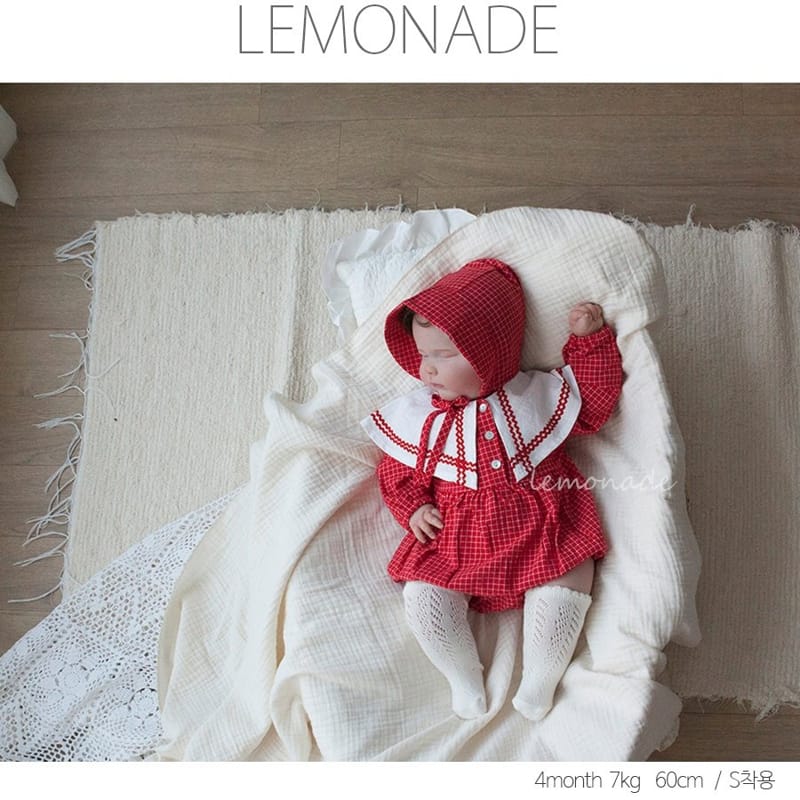 Lemonade - Korean Baby Fashion - #babygirlfashion - Butterfly Check Bodysuit - 10