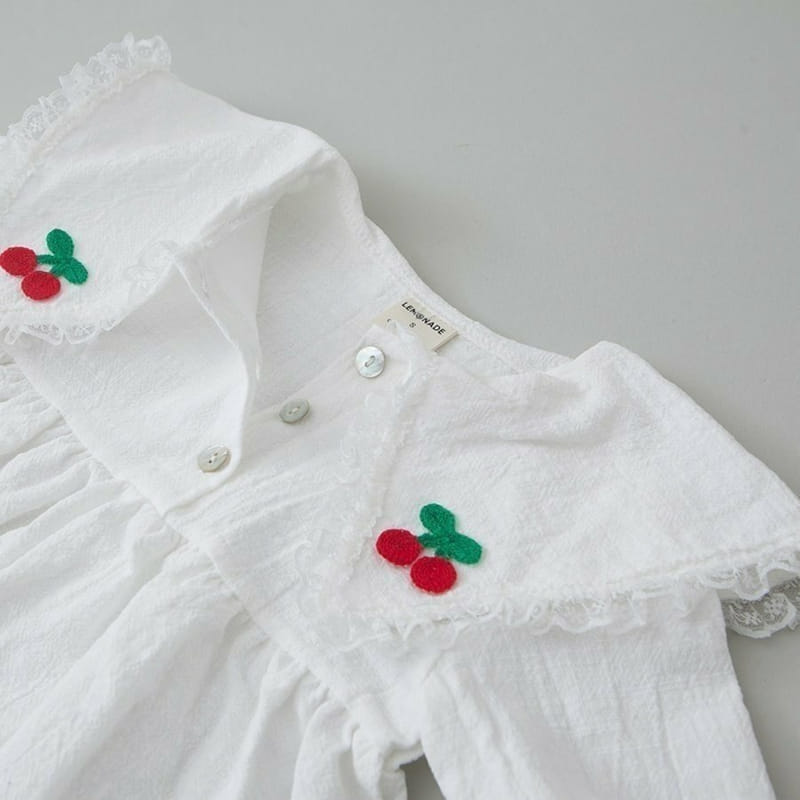 Lemonade - Korean Baby Fashion - #babygirlfashion - Butterfly Cherry Bodysuit - 9