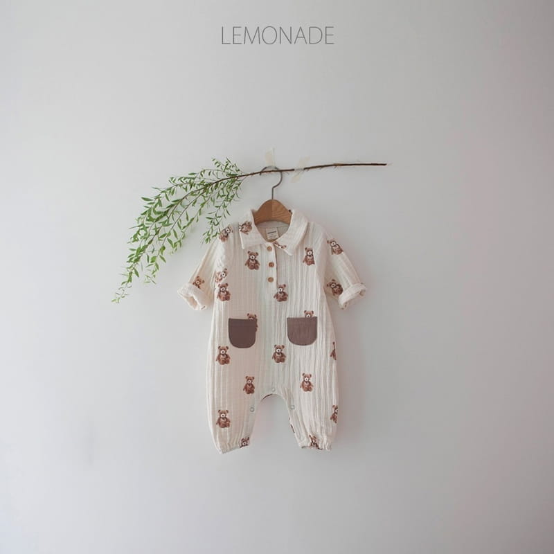 Lemonade - Korean Baby Fashion - #babyoninstagram - Stick Bear Bodysuit - 5