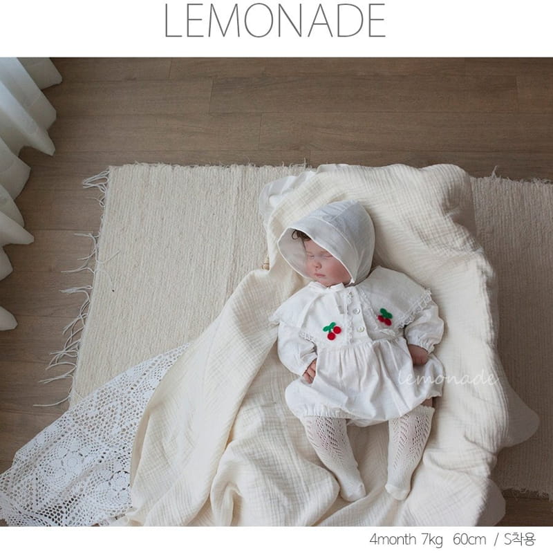 Lemonade - Korean Baby Fashion - #smilingbaby - Butterfly Cherry Bodysuit - 3