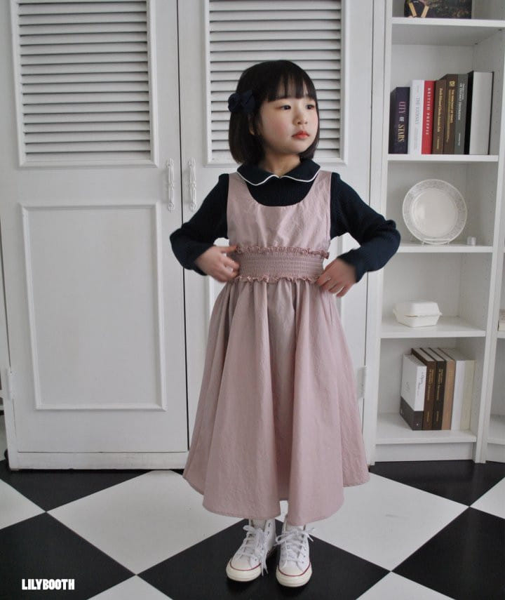 Lilybooth - Korean Children Fashion - #kidzfashiontrend - Windy Smocked One-piece - 7