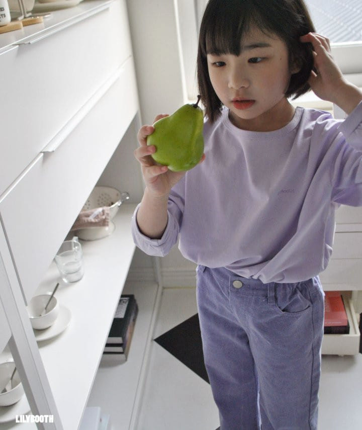 Lilybooth - Korean Children Fashion - #prettylittlegirls - Boarder Embroidery Tee - 6