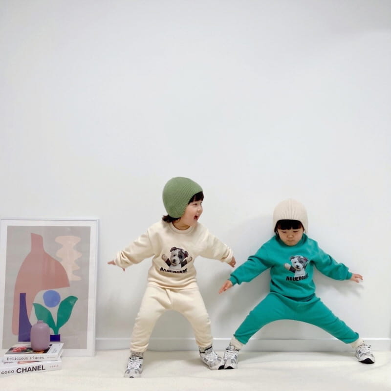 Little Rabbit - Korean Children Fashion - #discoveringself - Aventure Top Bottom Set - 2