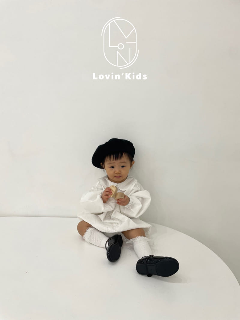 Lovin - Korean Baby Fashion - #babylifestyle - Bebe Lace Collar Bodysuit - 5