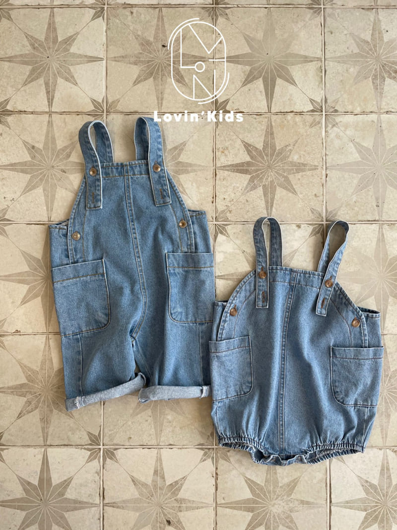 Lovin - Korean Baby Fashion - #babygirlfashion - Bebe Dubble Dungarees - 4