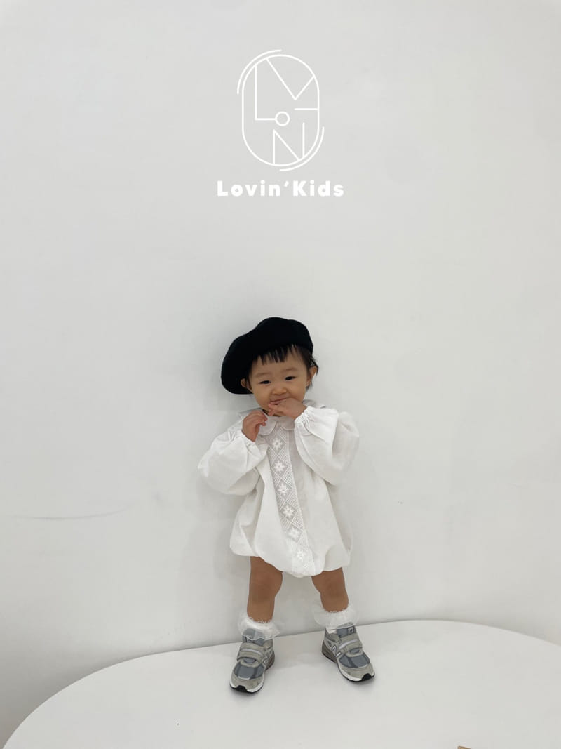 Lovin - Korean Baby Fashion - #babyoutfit - Bebe Lace Collar Bodysuit - 8