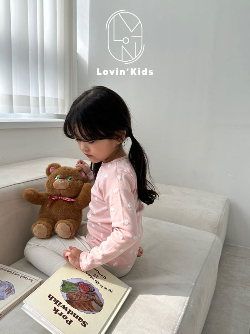 Lovin - Korean Children Fashion - #childofig - Hari Bear Top Bottom Set - 11