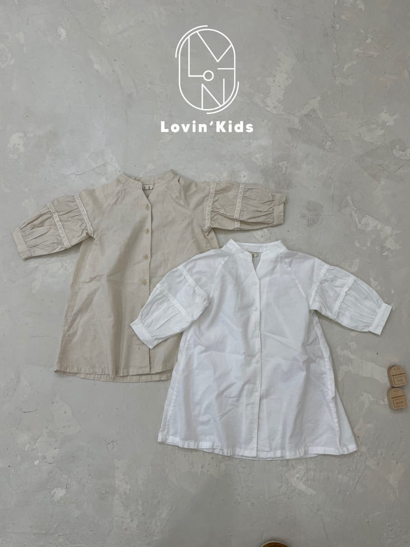 Lovin - Korean Children Fashion - #childofig - Shirring Open One-piece - 2