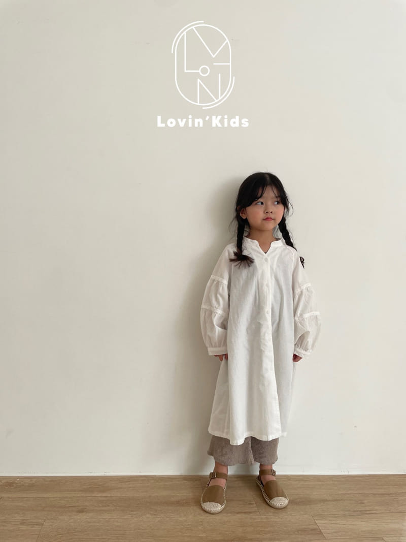 Lovin - Korean Children Fashion - #childofig - Shirring Open One-piece - 3