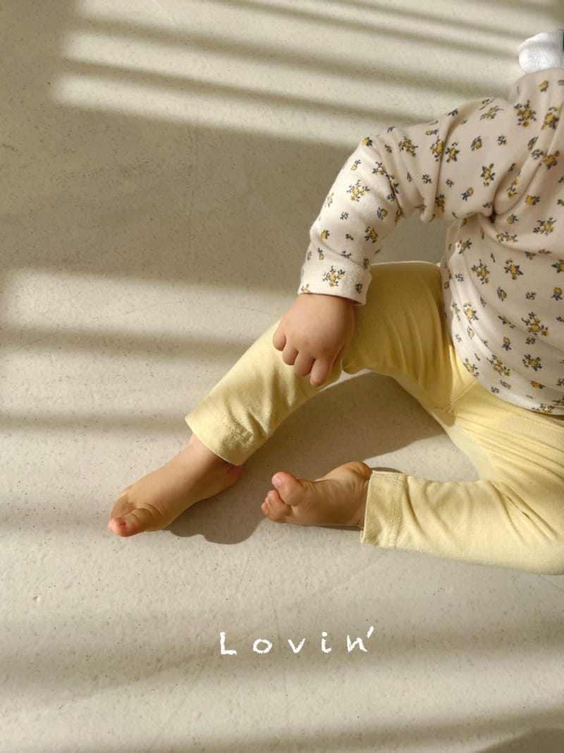 Lovin - Korean Children Fashion - #childofig - Flower Top Bottom Set - 8