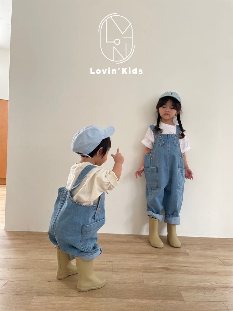 Lovin - Korean Children Fashion - #designkidswear - Dubble Dungarees Pants - 12