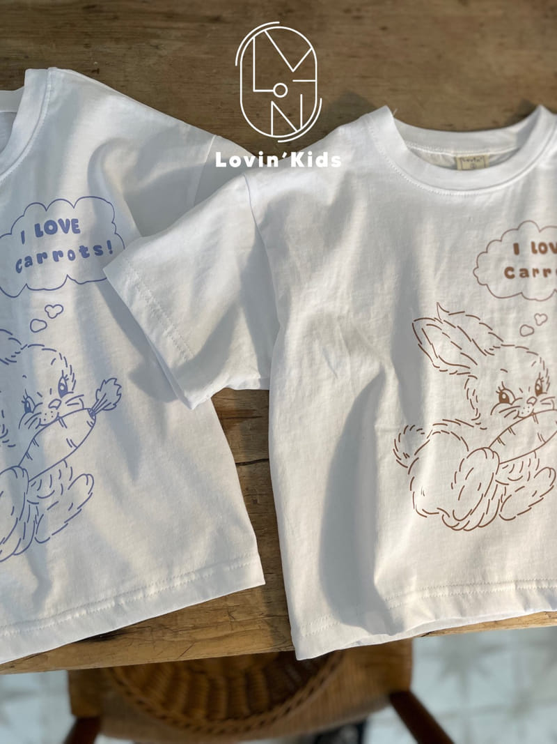 Lovin - Korean Children Fashion - #kidzfashiontrend - Rabbit Half Tee - 2