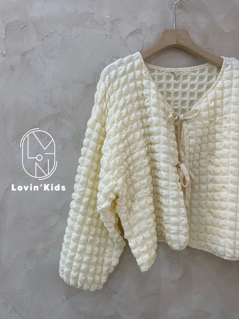 Lovin - Korean Children Fashion - #littlefashionista - Bubble Ribbon Cardigan - 9