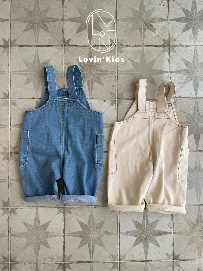 Lovin - Korean Children Fashion - #littlefashionista - Dubble Dungarees Pants - 3