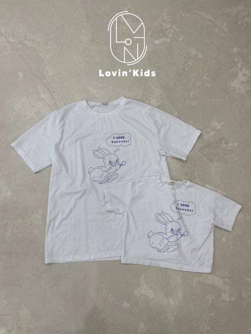 Lovin - Korean Children Fashion - #magicofchildhood - Rabbit Half Tee - 5