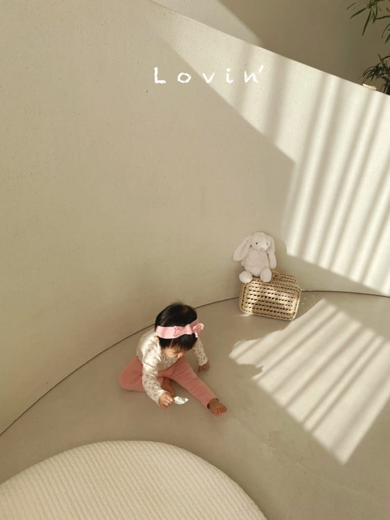 Lovin - Korean Children Fashion - #magicofchildhood - Flower Top Bottom Set - 2