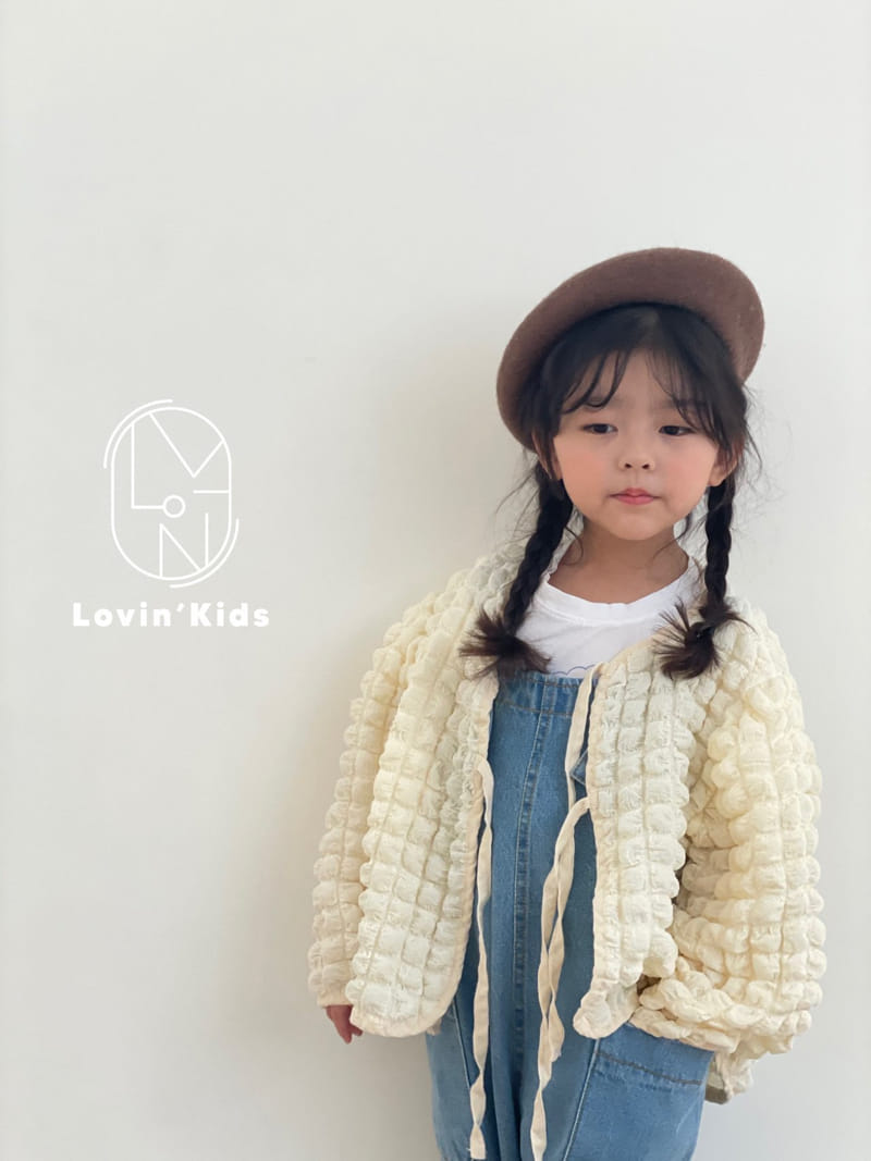 Lovin - Korean Children Fashion - #prettylittlegirls - Bubble Ribbon Cardigan - 12