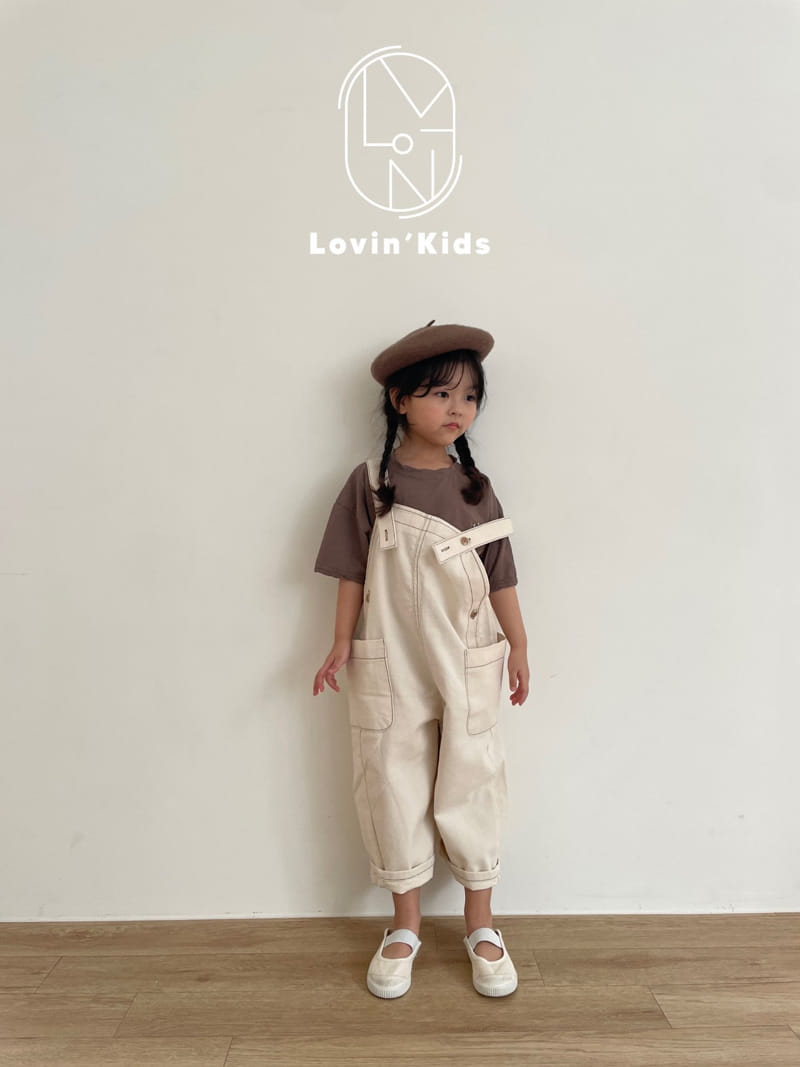 Lovin - Korean Children Fashion - #toddlerclothing - Dubble Dungarees Pants - 8