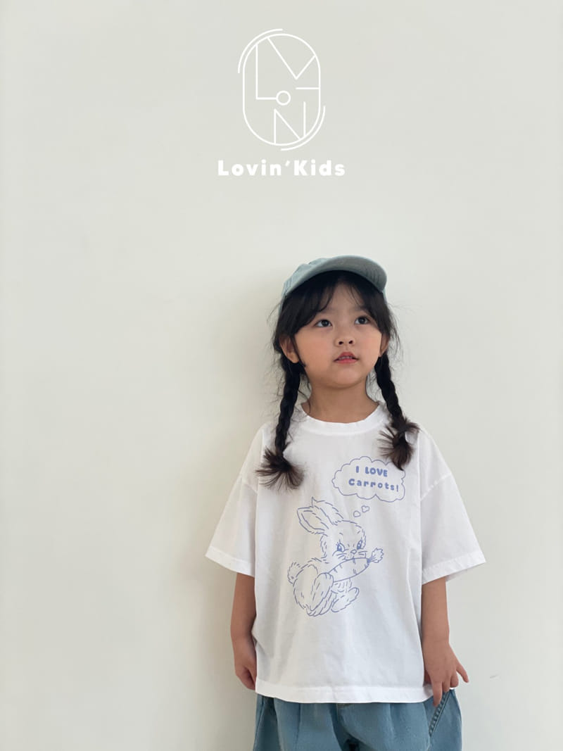 Lovin - Korean Women Fashion - #momslook - Rabbit Half Tee Mom - 8