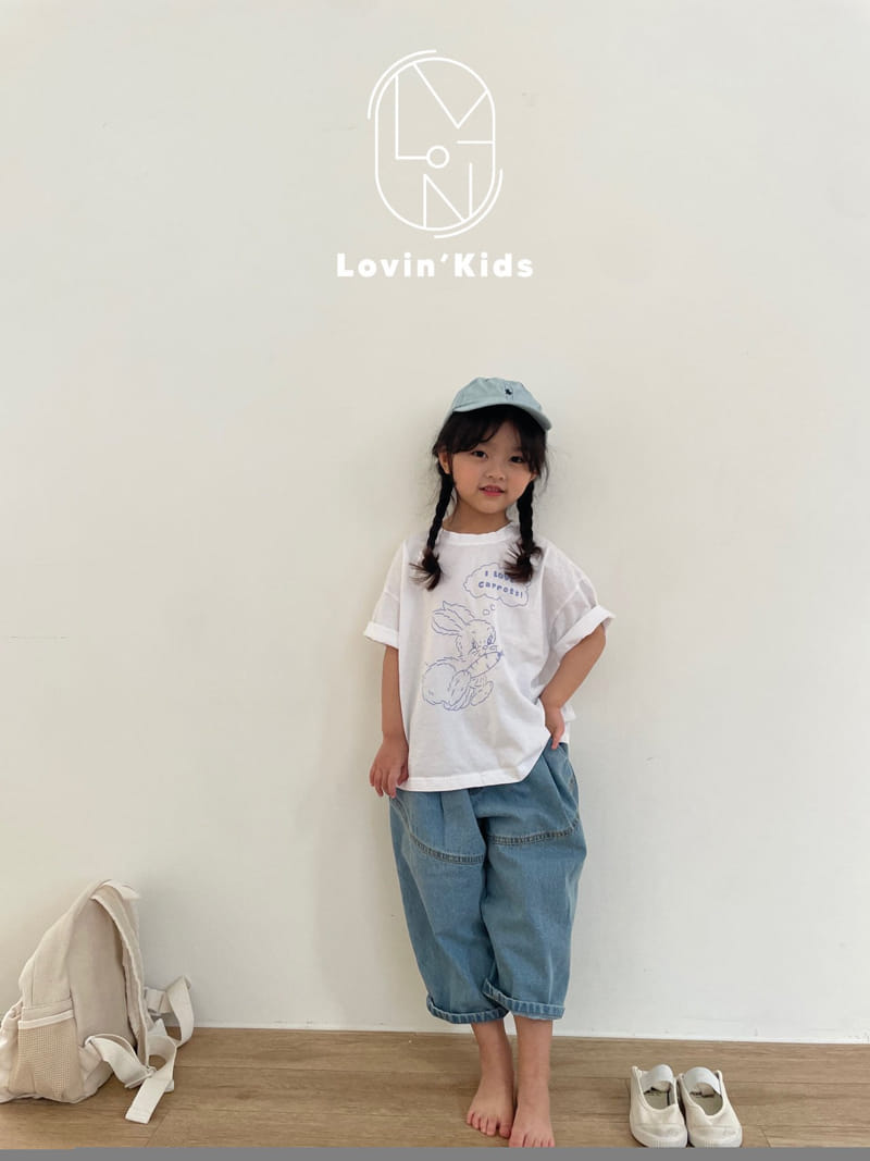 Lovin - Korean Women Fashion - #womensfashion - Rabbit Half Tee Mom - 7