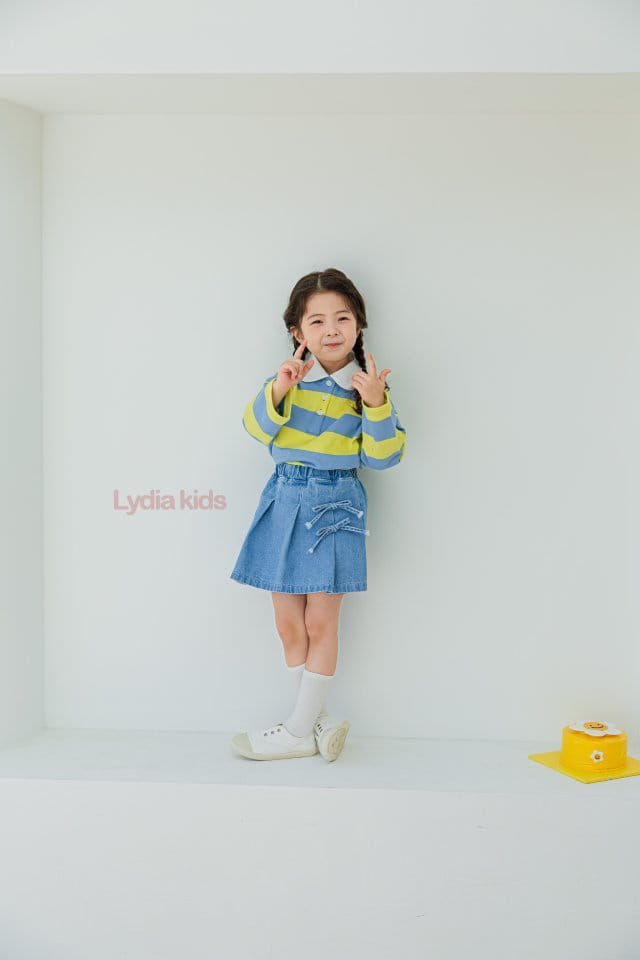 Lydia - Korean Children Fashion - #designkidswear - Ribbon Skirt Pants - 2