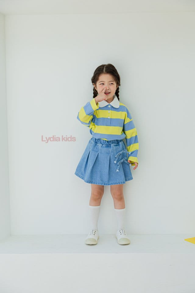 Lydia - Korean Children Fashion - #discoveringself - Ribbon Skirt Pants - 4