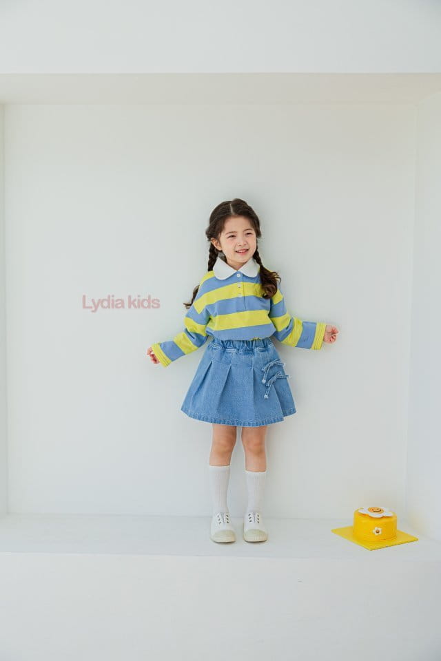 Lydia - Korean Children Fashion - #kidsshorts - Ribbon Skirt Pants - 5