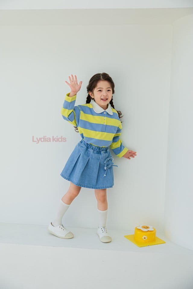 Lydia - Korean Children Fashion - #kidsstore - Ribbon Skirt Pants - 6