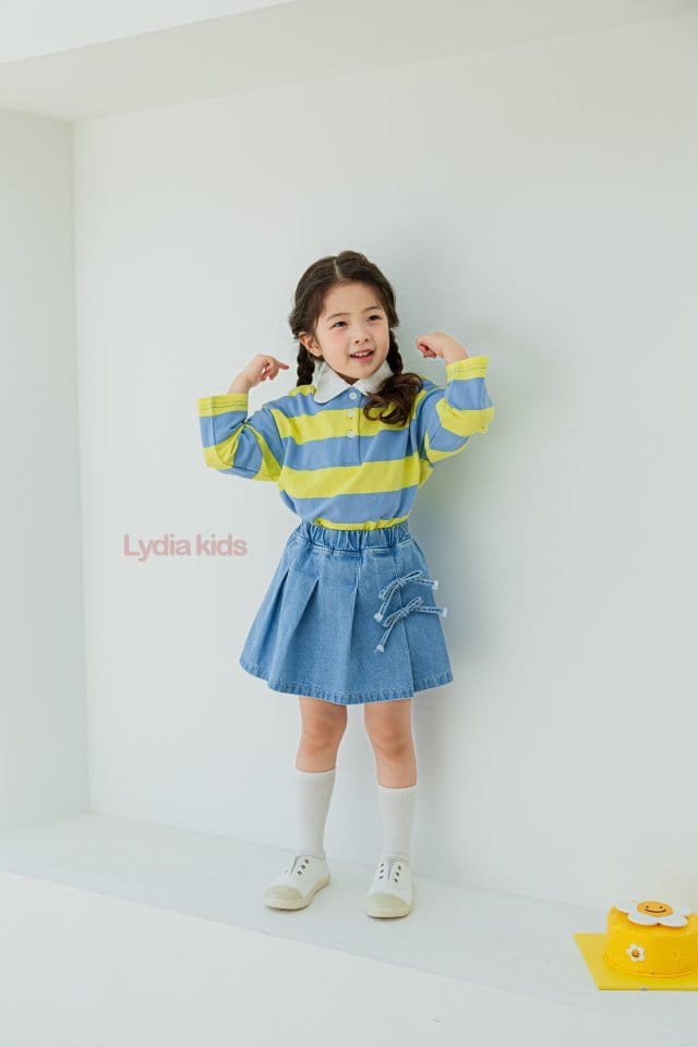 Lydia - Korean Children Fashion - #kidzfashiontrend - Ribbon Skirt Pants - 7