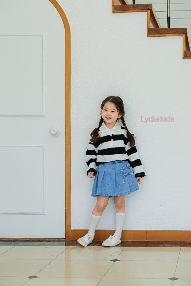 Lydia - Korean Children Fashion - #prettylittlegirls - Ribbon Skirt Pants - 12