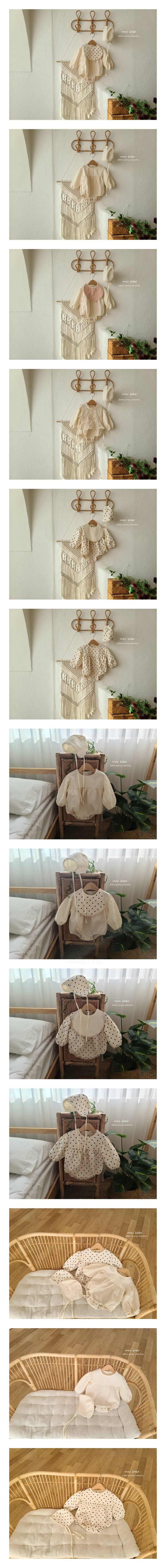 Mac - Korean Baby Fashion - #onlinebabyshop - Puff Bodysuit